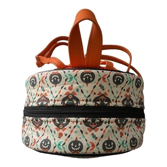 BACKPACK-CUSTOM MADE-BLACK CATS & PUMPKINS main image 10